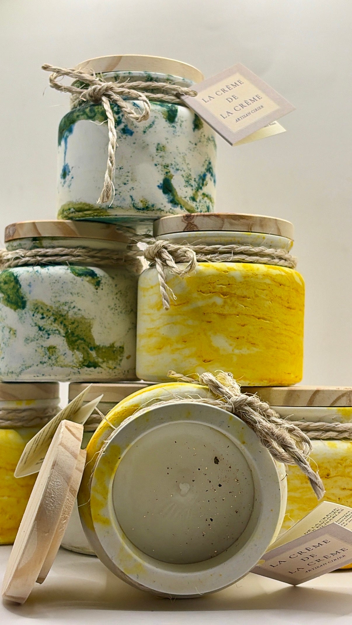BOUGIES POT FICELLE