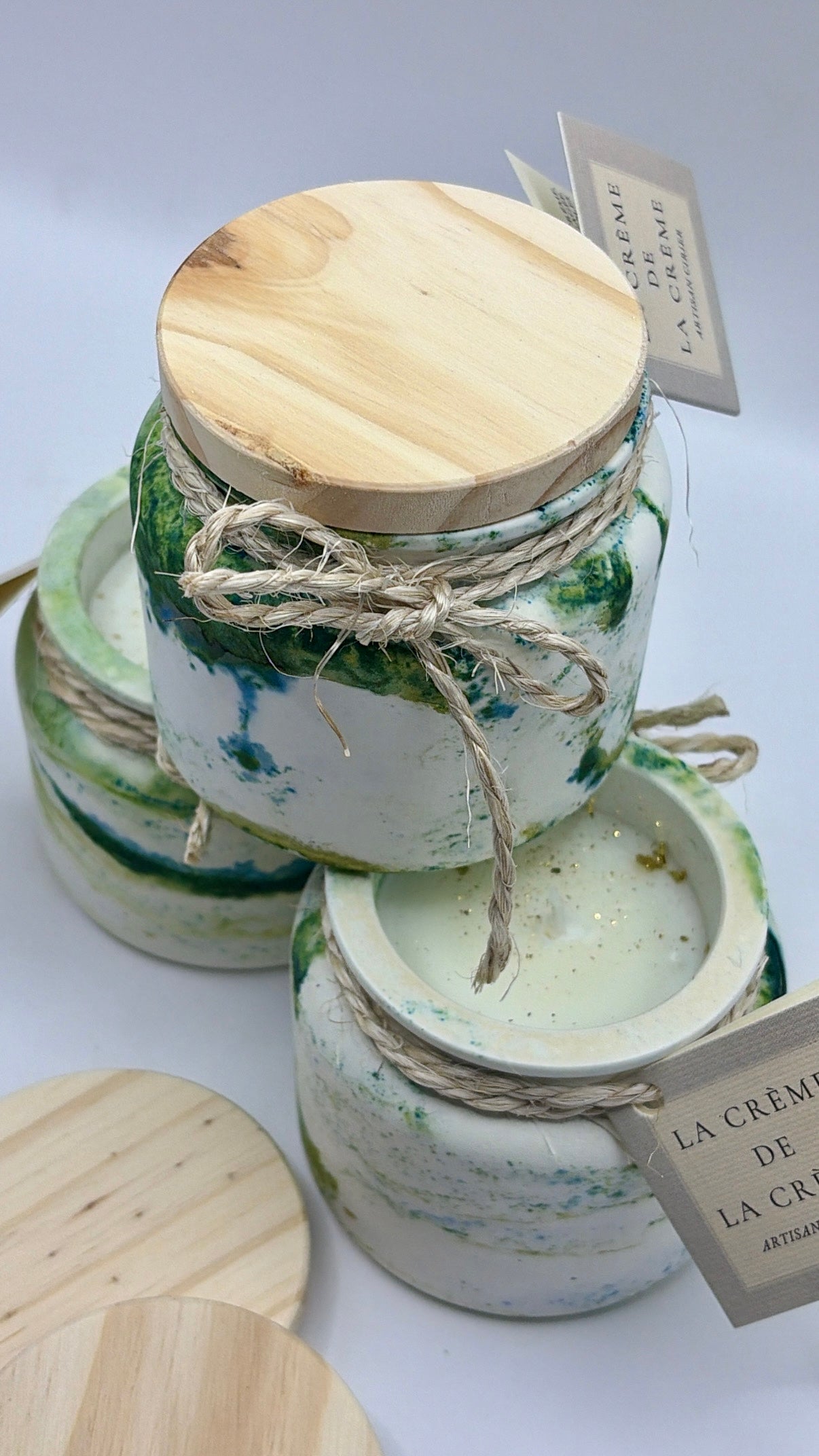 BOUGIES POT FICELLE