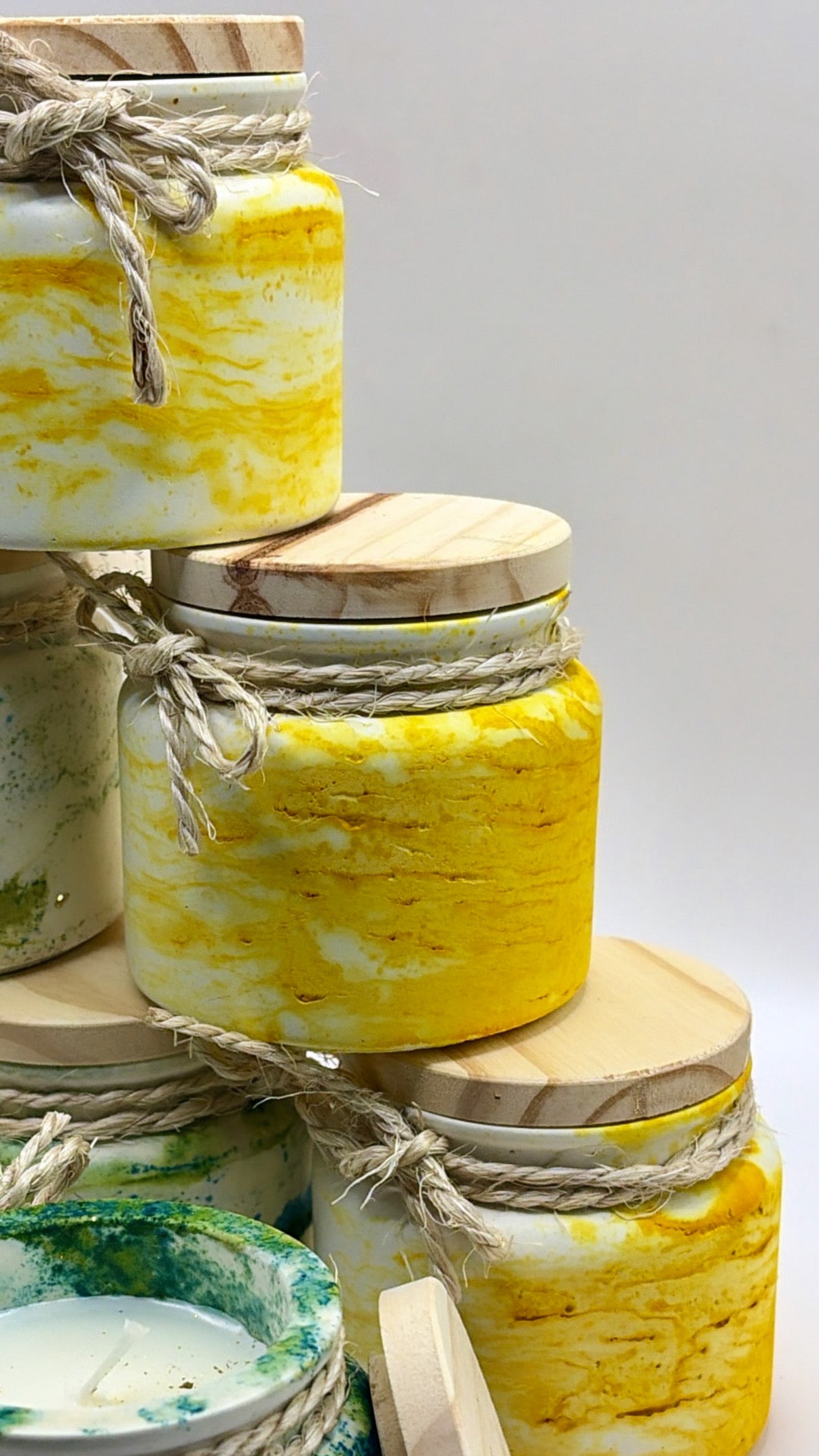 BOUGIES POT FICELLE